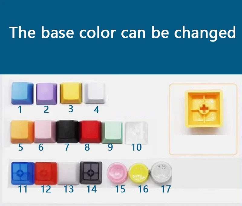 DIY Handmade Customized Cute Butterfly Keycaps Cross Axis Game Girl Pink Game Mechanical Keyboard Keycaps