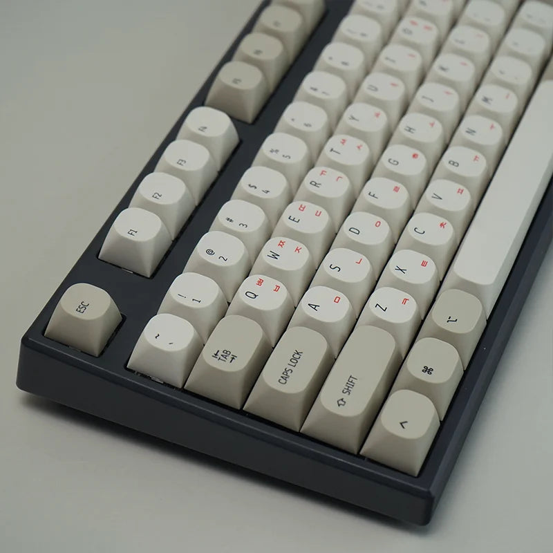 Idobao Retro MA Keycaps for MAC Keyboard Keycap PBT Original Design for Mechanical Keyboard Cherry MX Switches Simplism Key Caps