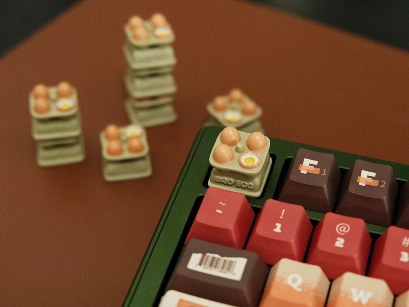 Egg Key Cap Resin 3D Artisan Keycap Cute Original Cartoon Keyboard Caps Custom Keycaps for Mechanical Keyboard Accessories Gift