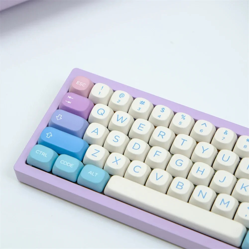 PBT Keycap 129 Key Fairy Keycaps MOA Profile Dye Sublimation Keycap For Gaming Mechanical Keyboard Keycap MX Switch MOA Key Caps