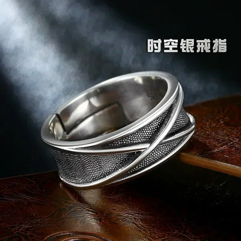 Punk Trend Spider Insect Open Adjustable Ring Men Street Hip Hop Fashion Cool Jewelry Boy Gift