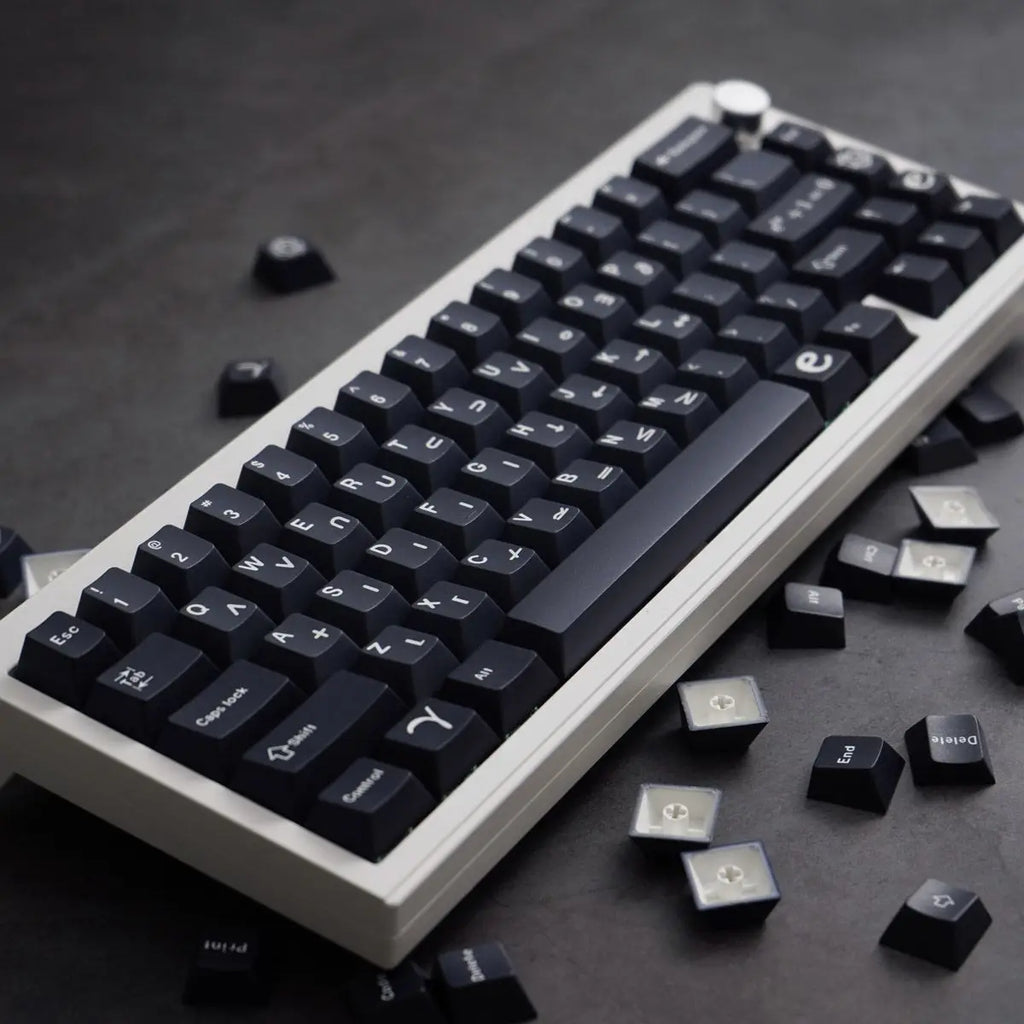 Keycaps Full Sublimation Black Compatible Mechanical Keyboard 61/87/108