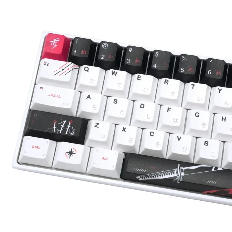 Keycaps for Keyboard with Japanese Layout Anime Keycaps PBT Dye-Sublimation Thick Keycaps Cherry Profile133 134 135Keys