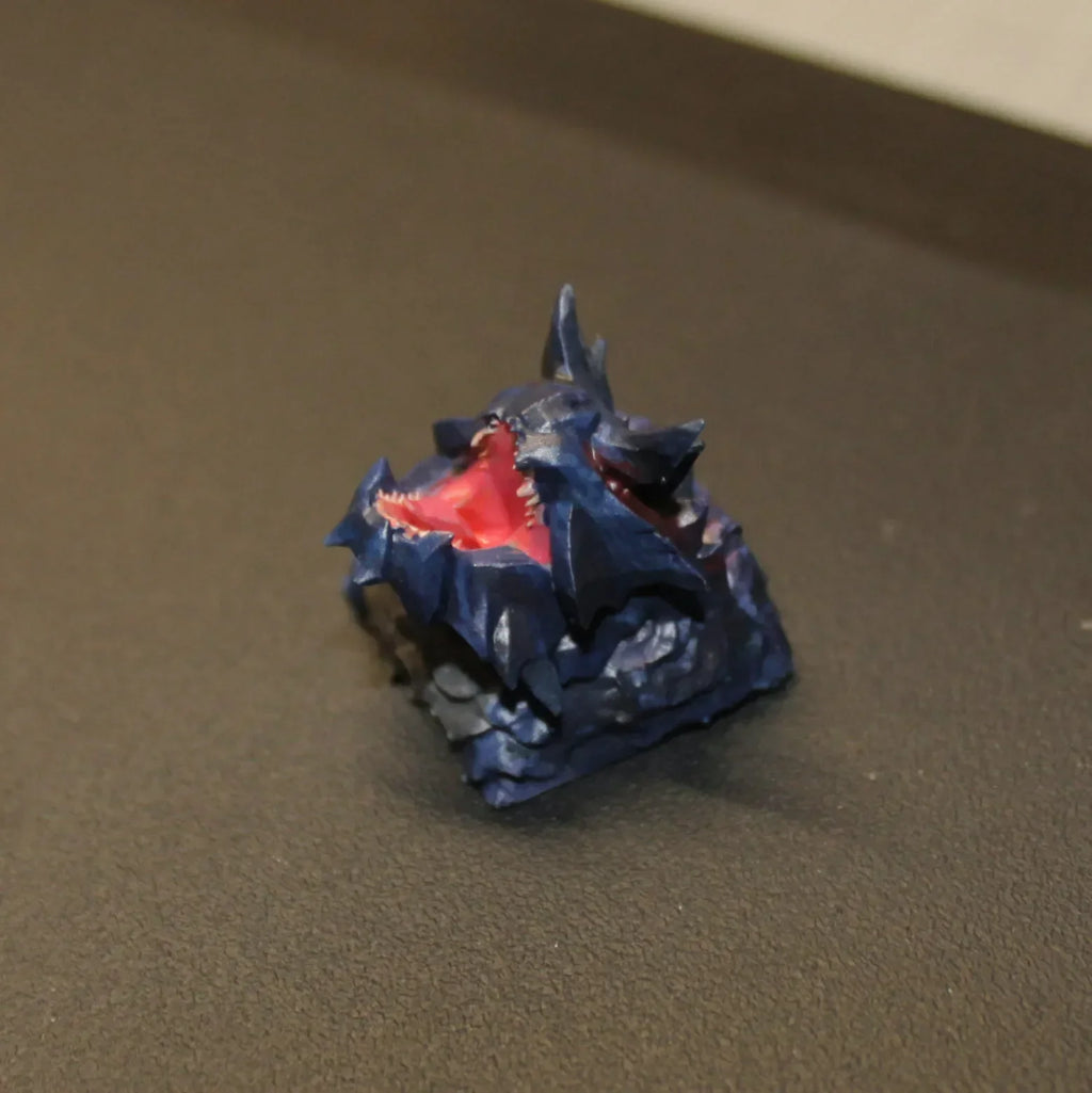 Monster Hunter Themed Keycaps Gore Magala/Acid Glavenus Personalized Mechanical Keyboard Keycaps Cartoon 3D Resin Artist Keycaps
