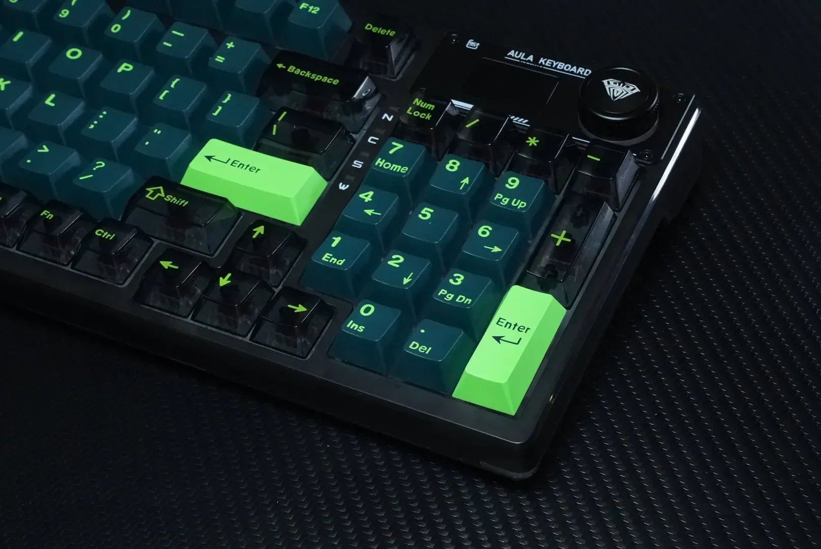 Cherry Profile Double Shot Keycaps 222 Keys ABS Keycaps Transparent PC Keycaps for Gateron MX Switches Mechanical Gamer Keyboard