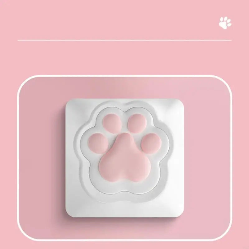 U55C 3D Soft Silicone ABS Cat Claw Base Keycap Compatibility for MX Structure Switches Mechanical Keyboards DIY Decoration